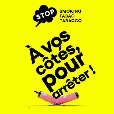 Visuel stop-tabac 1080x1080px : stop fumer (e-cigarette) 